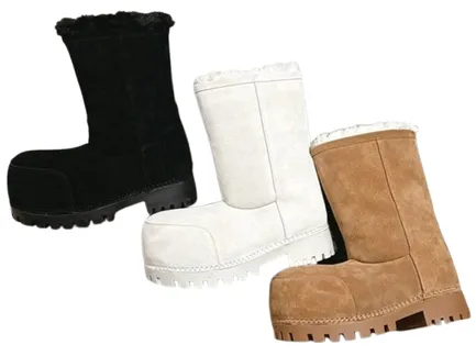 Screen  Balenciaga Alaska Fur Boots (9 Variants) online at acbuySheets with global shipping