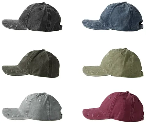 Screen  Unbranded Blank Distressed Caps (5 Variants) online at CNFansSheets with global shipping