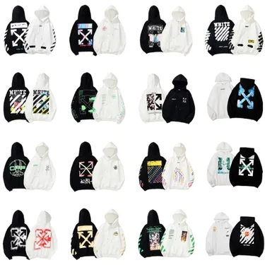 Screen Bunch of Off-White Hoodies (72 Variants) online at acbuySheets with global shipping