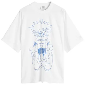 Screen  Vetements Scribbled Teen Tee online at CNFansSheets with global shipping