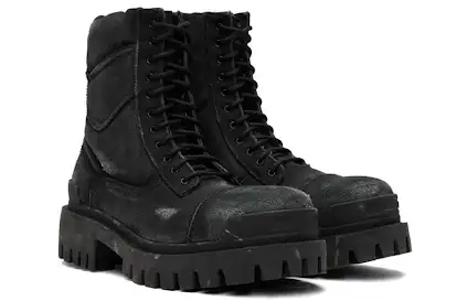 Screen  Balenciaga Combat Canvas Strike Boots online at acbuySheets with global shipping