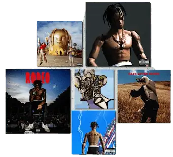 Screen  Travis Scott Posters online at acbuySheets with global shipping