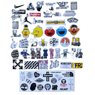 Screen  Various Hypebeast Stickers online at acbuySheets with global shipping