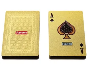 Screen  Supreme Gold Playing Cards online at acbuySheets with global shipping