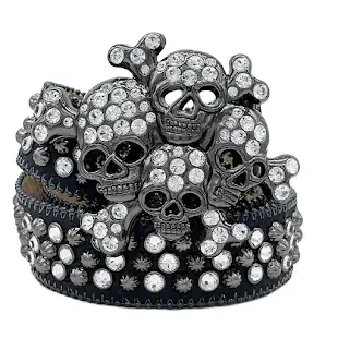 Screen Skull BB Belts #1 online at acbuySheets with global shipping