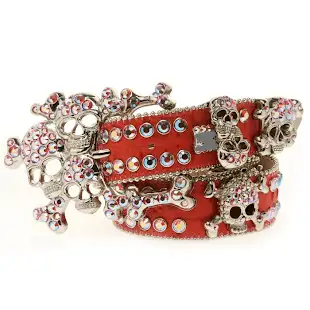 Screen Skull BB Belts #2 online at acbuySheets with global shipping