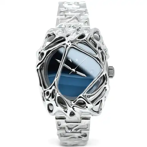 Screen  Alabaster Industries Silver Sinew Watch online at acbuySheets with global shipping