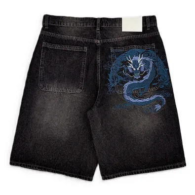 Screen  Mobius Dragon Denim Shorts Blue online at CNFansSheets with global shipping