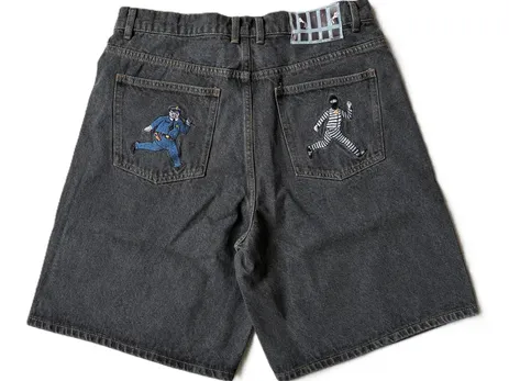 Screen  Poser Cop and Robber Denim Shorts online at CNFansSheets with global shipping