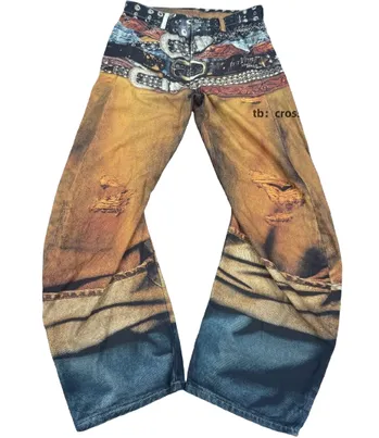 Screen  Acne Stuidos 2006M Rust Orange Denim Jeans online at CNFansSheets with global shipping