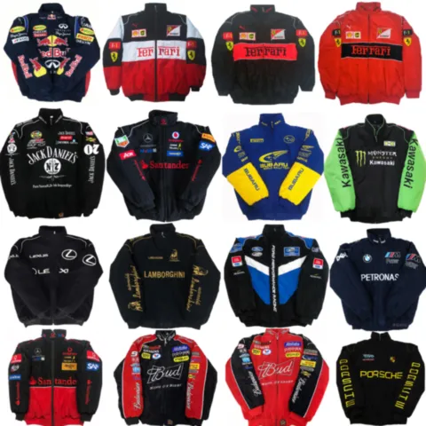 Screen  Bunch of F1 Racing Jackets (23 Variants) online at acbuySheets with global shipping