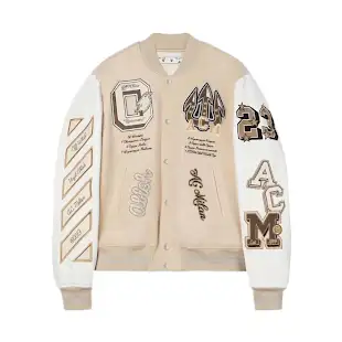 Screen  Off-White X AC Milan Varsity Jacket online at acbuySheets with global shipping