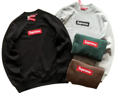 Screen  Supreme Box Logo Crewneck #1 online at acbuySheets with global shipping