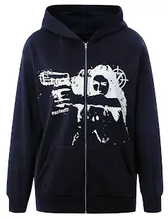 Screen  Vicinity Zip Up Hoodie online at acbuySheets with global shipping