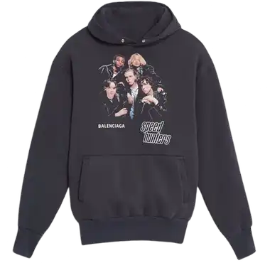 Screen  Balenciaga Speedhunters Black Double Layer Hoodie online at acbuySheets with global shipping