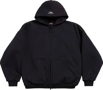 Screen  Balenciaga 3B Sports Icon Outerwear Zip-Up Hoodie online at acbuySheets with global shipping