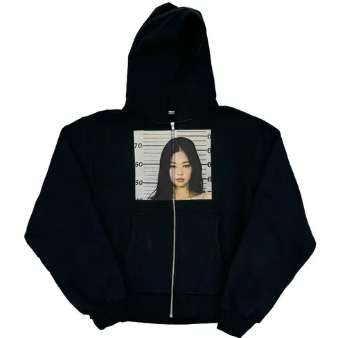 Screen  Blackpink Jennie Kim Zip-Up Hoodie online at acbuySheets with global shipping