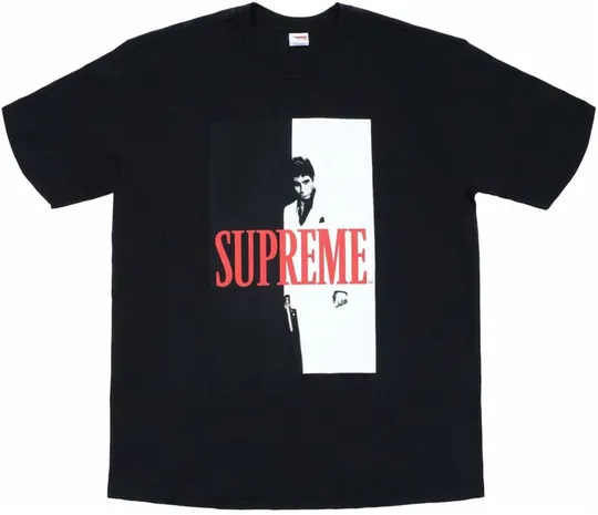 Screen  Supreme Scarface Tee online at CNFansSheets with global shipping
