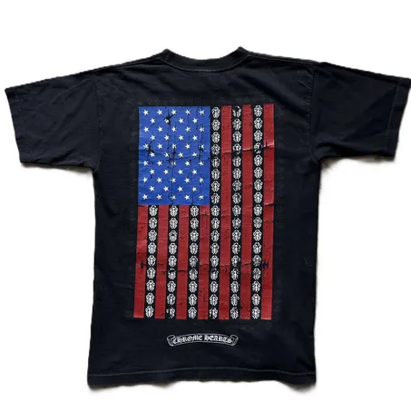 Screen  Chrome Hearts USA Flag Tee online at CNFansSheets with global shipping