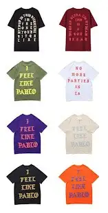 Screen  Kanye West I Feel Like Pablo Tee online at CNFansSheets with global shipping