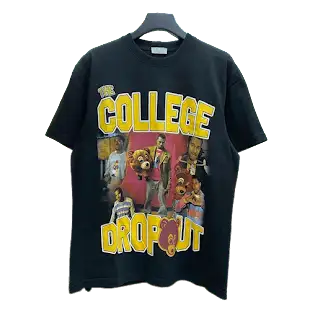 Screen  Kanye West College Dropout Tee #1 online at CNFansSheets with global shipping
