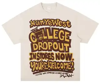 Screen  Kanye West College Dropout Tee #4 online at CNFansSheets with global shipping