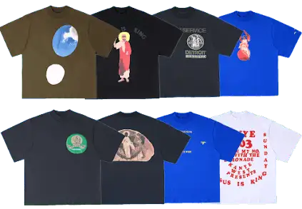 Screen Kanye West Tees online at CNFansSheets with global shipping