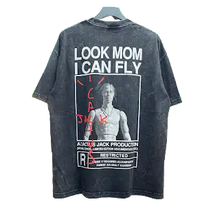 Screen  Travis Scott Look Mom I Can Fly Tee #1 online at CNFansSheets with global shipping