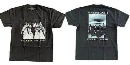 Screen Playboi Carti WLR Tee #1 online at CNFansSheets with global shipping