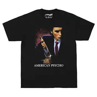 Screen American Psycho Tee online at CNFansSheets with global shipping