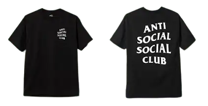 Screen  Anti Social Club Tees (24 Variants) online at CNFansSheets with global shipping