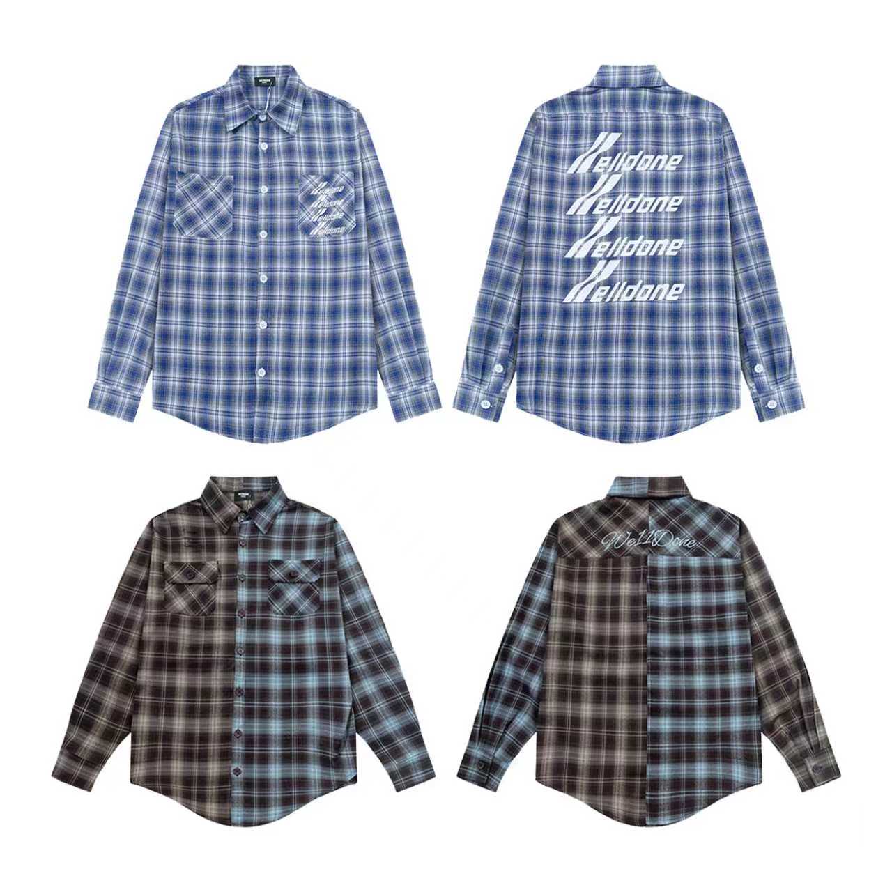 Screen WE11DONE long sleeved shirt #2 online at acbuySheets with global shipping