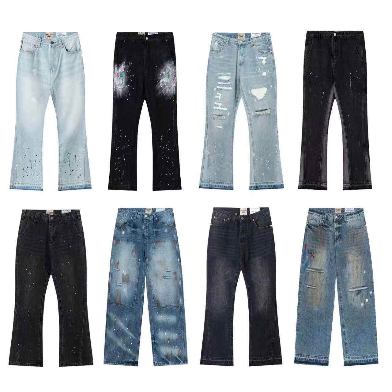 Screen GALLERY DEPT straight leg jeans online at CNFansSheets with global shipping