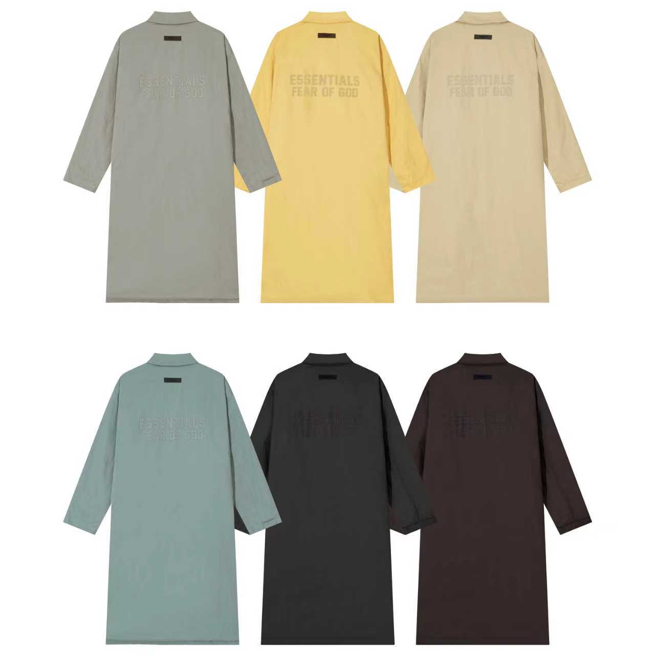 Screen FEAR OF GOD ESSENTIALS unisex long sleeved jacket online at acbuySheets with global shipping