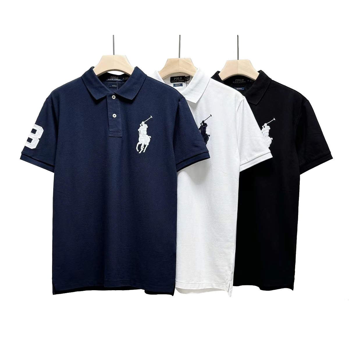 Screen Ralph Lauren Large logo polo short-sleeved shirt (20 Variants) online at CNFansSheets with global shipping
