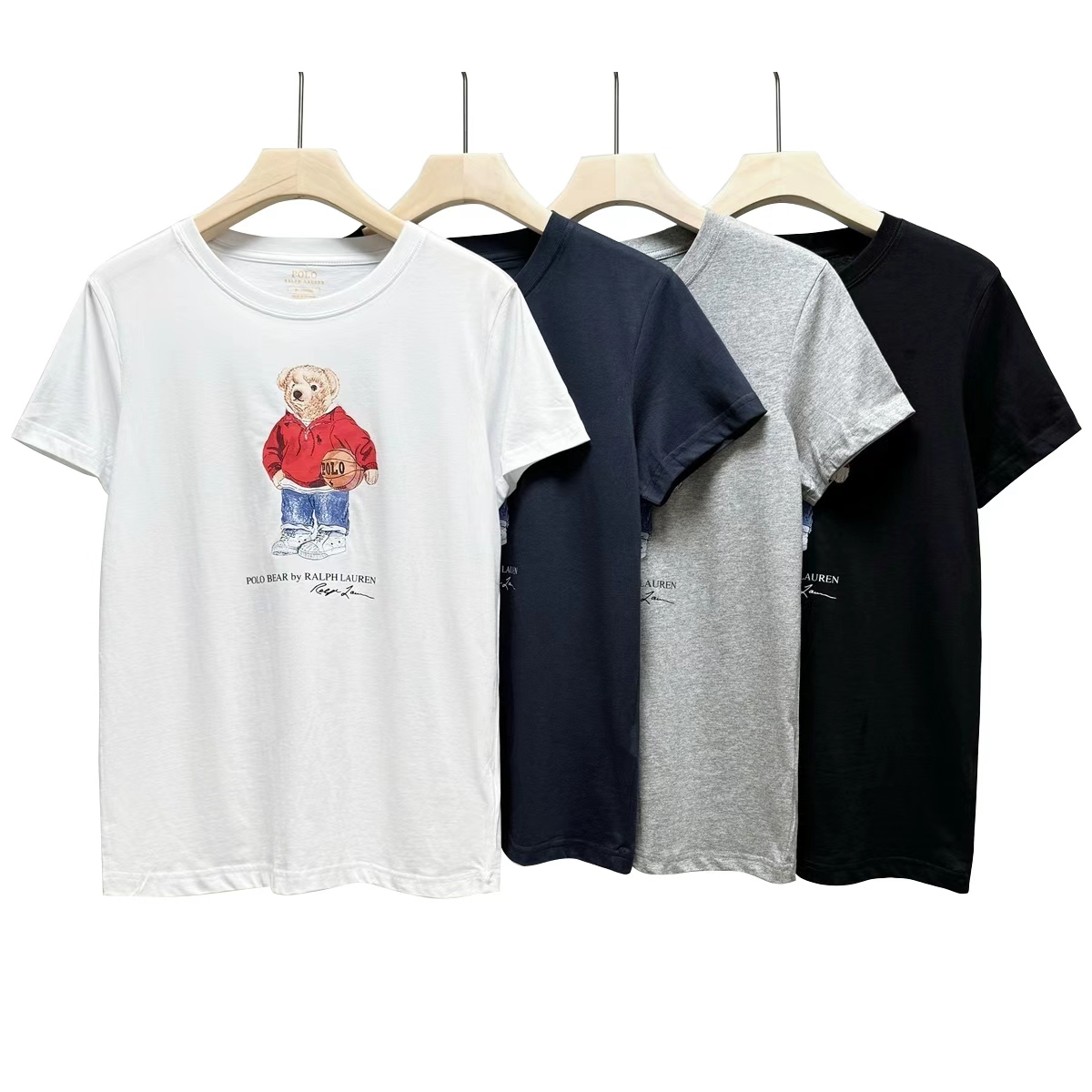 Screen Ralph Lauren   Bear T-shirt - Men's Printed Short Sleeve Shirt (16 Variants) online at CNFansSheets with global shipping