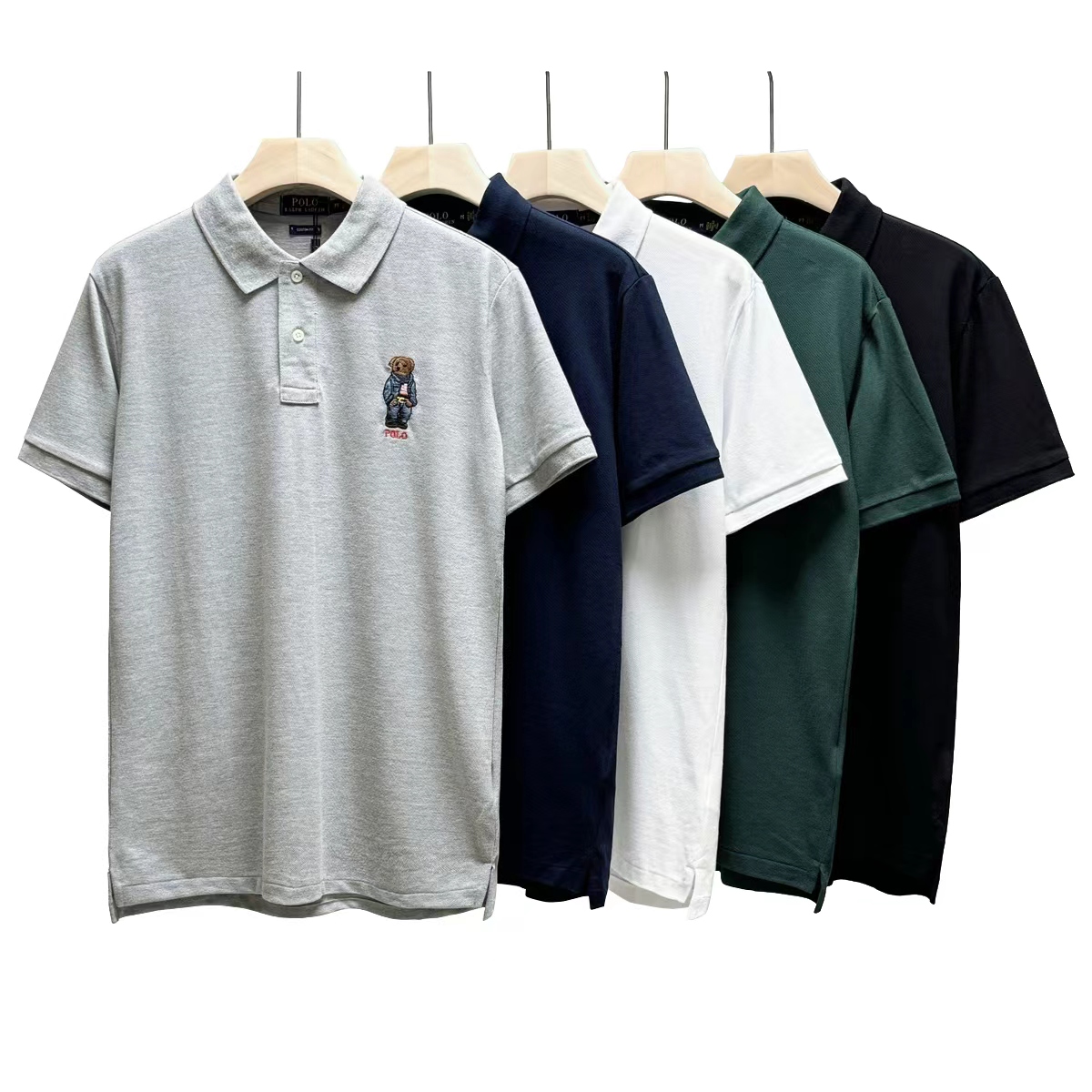 Screen Ralph Lauren Collared polo short-sleeved shirt (25 Variants) online at CNFansSheets with global shipping