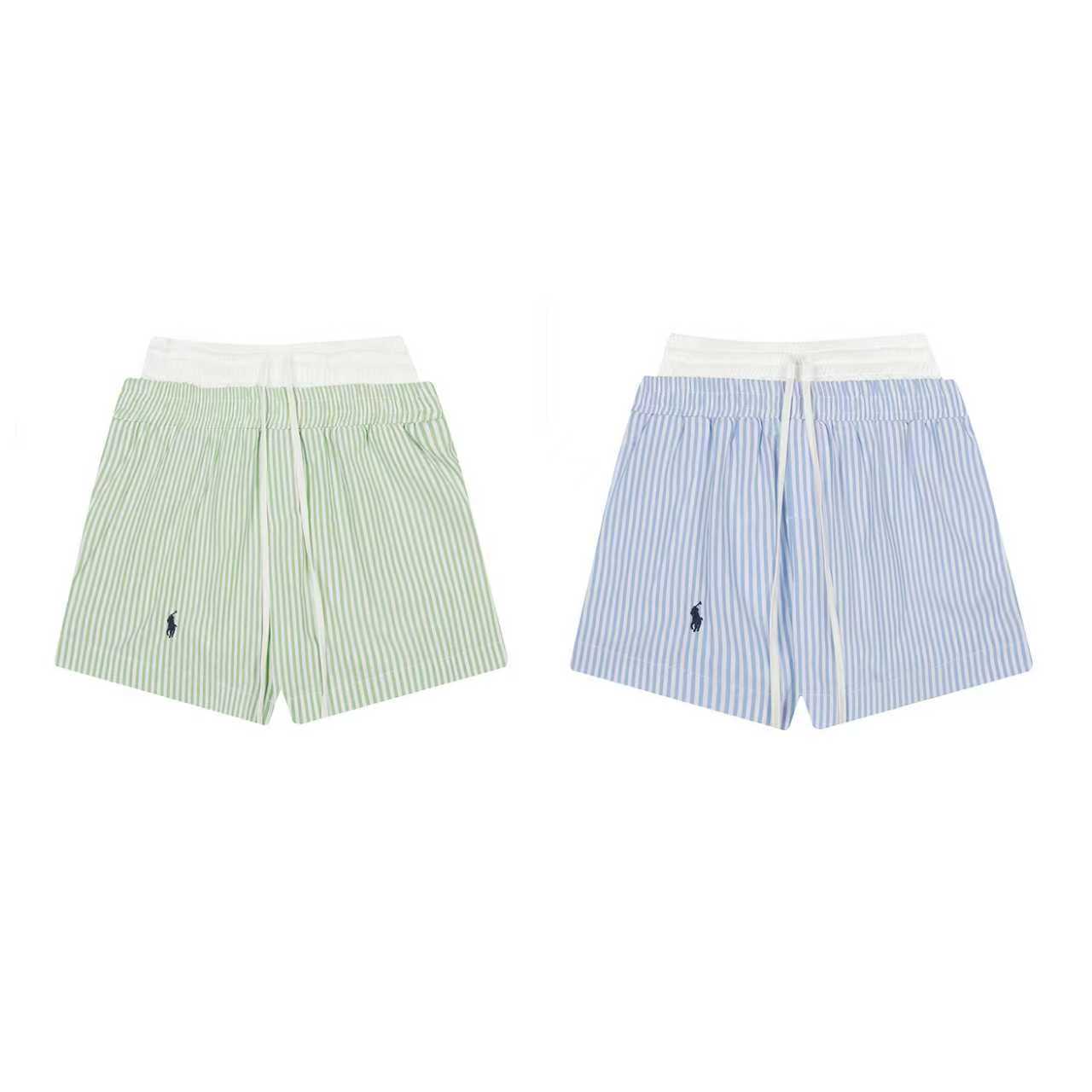 Screen Ralph Lauren Summer cotton striped casual shorts (8 Variants) online at CNFansSheets with global shipping