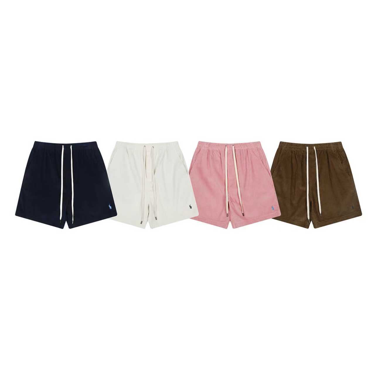 Screen Ralph Lauren Embroidered corduroy shorts (16 Variants) online at CNFansSheets with global shipping