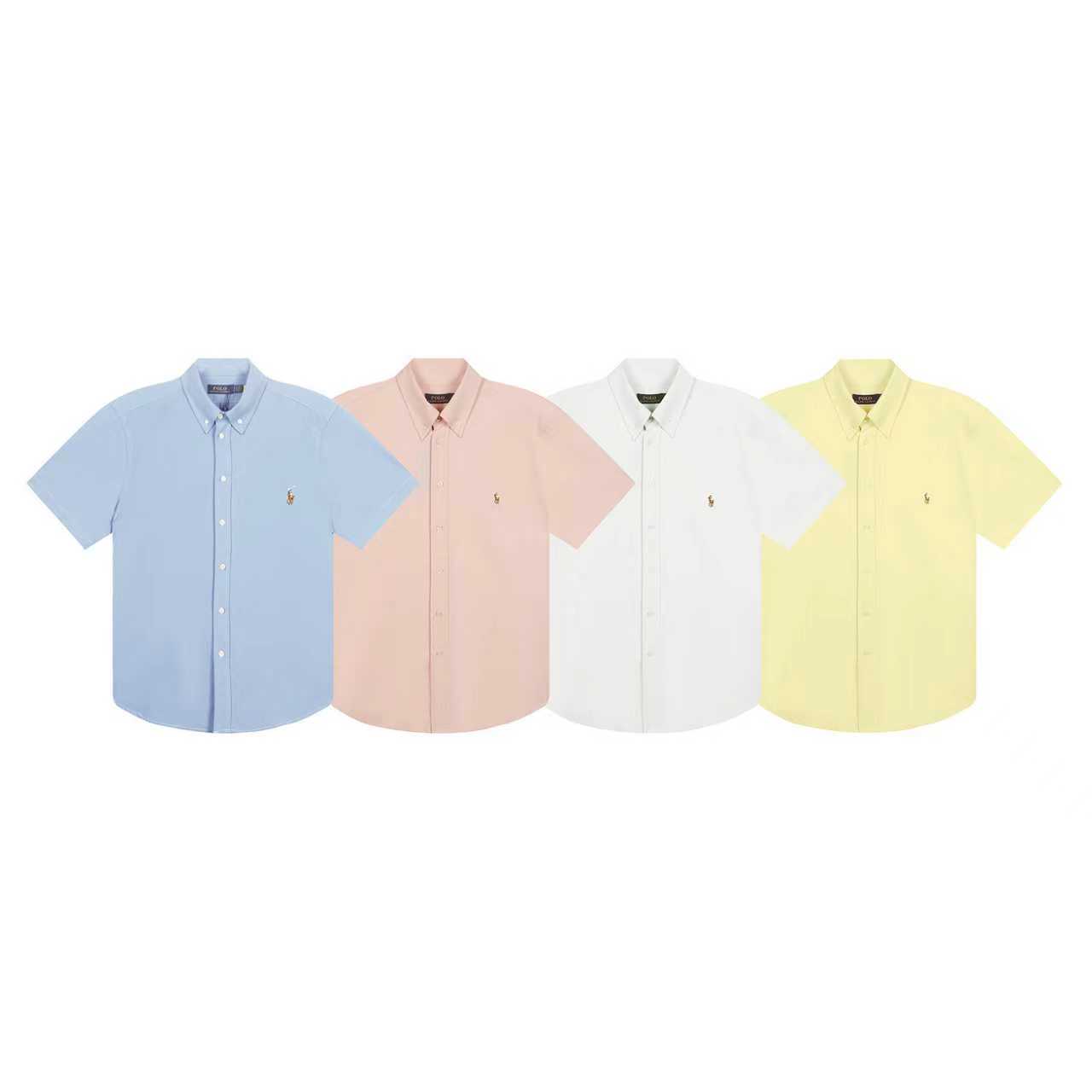 Screen Ralph Lauren Summer short-sleeved shirt (16 Variants) online at acbuySheets with global shipping