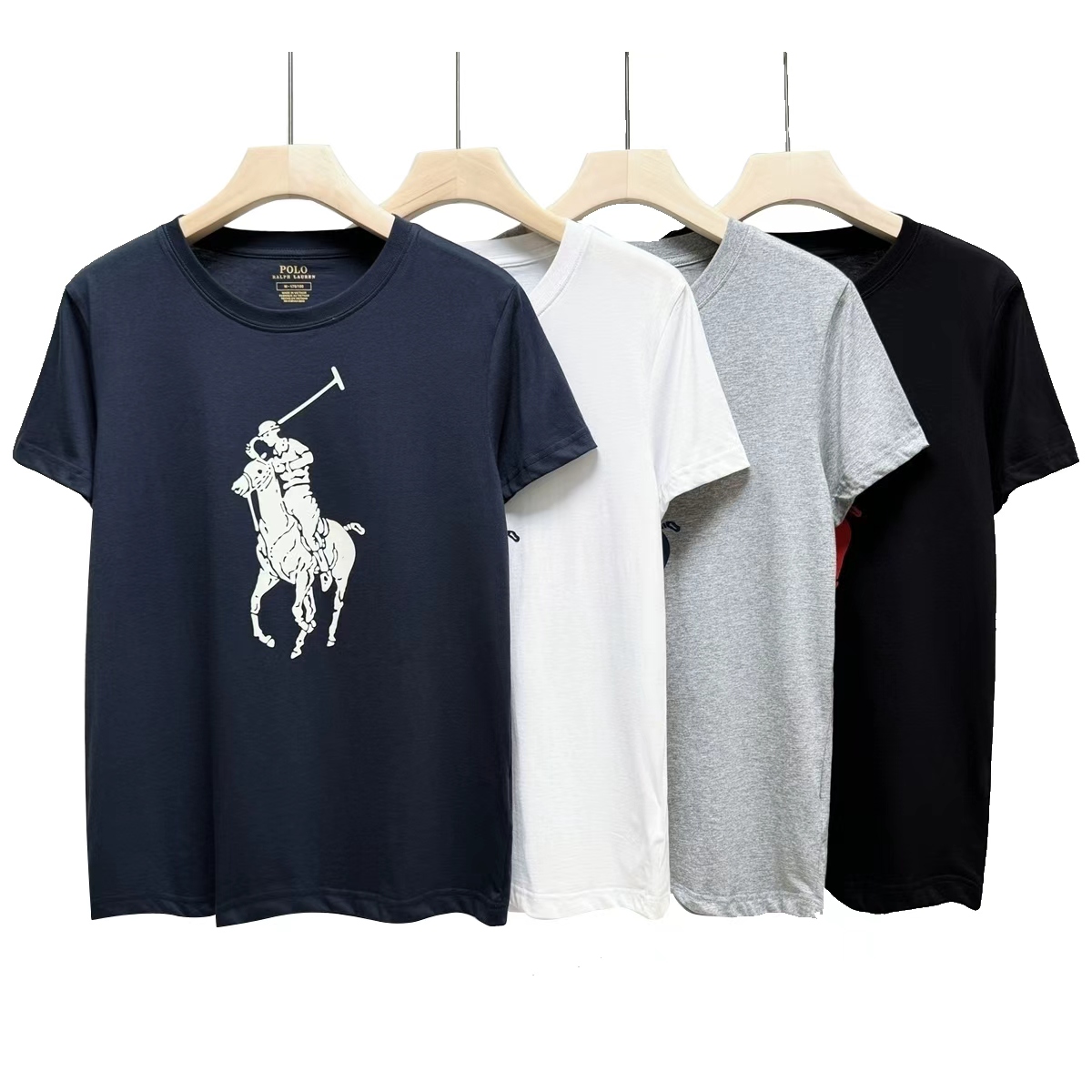 Screen Ralph Lauren  Large logo printed short-sleeved T-shirt (16 Variants) online at CNFansSheets with global shipping