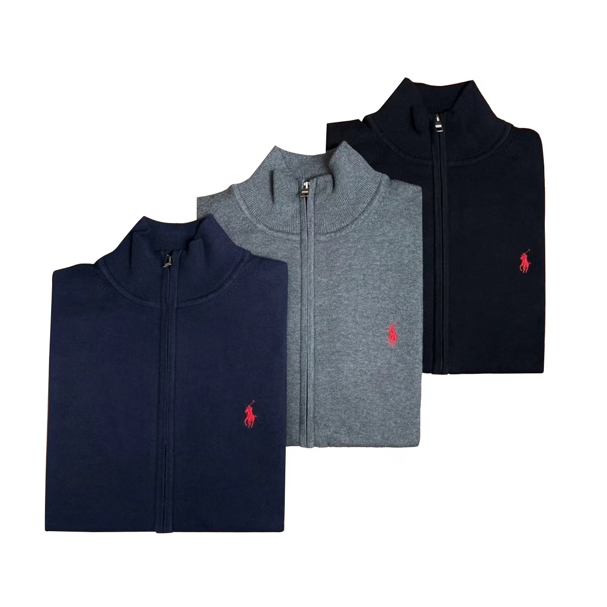 Screen Ralph Lauren Men's Zippered Sweater (12 Variants) online at acbuySheets with global shipping