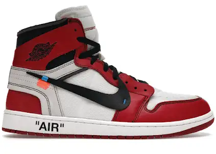 Screen  Jordan 1 Retro High Off-White Chicago online at acbuySheets with global shipping