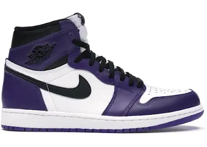 Screen  Jordan 1 Retro High Court Purple White online at acbuySheets with global shipping