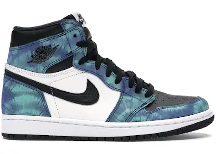 Screen  Jordan 1 Retro High Tie Dye online at acbuySheets with global shipping