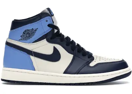 Screen  Jordan 1 Retro High Obsidian UNC online at acbuySheets with global shipping