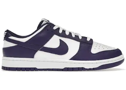 Screen  Nike Dunk Low Championship Court Purple online at acbuySheets with global shipping