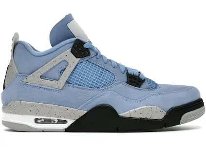 Screen  Jordan 4 Retro University Blue online at acbuySheets with global shipping