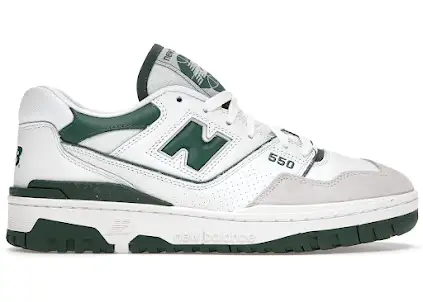 Screen  New Balance 550 White Green online at acbuySheets with global shipping