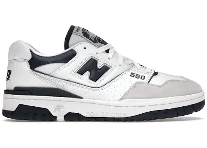 Screen  New Balance 550 Navy Blue online at acbuySheets with global shipping